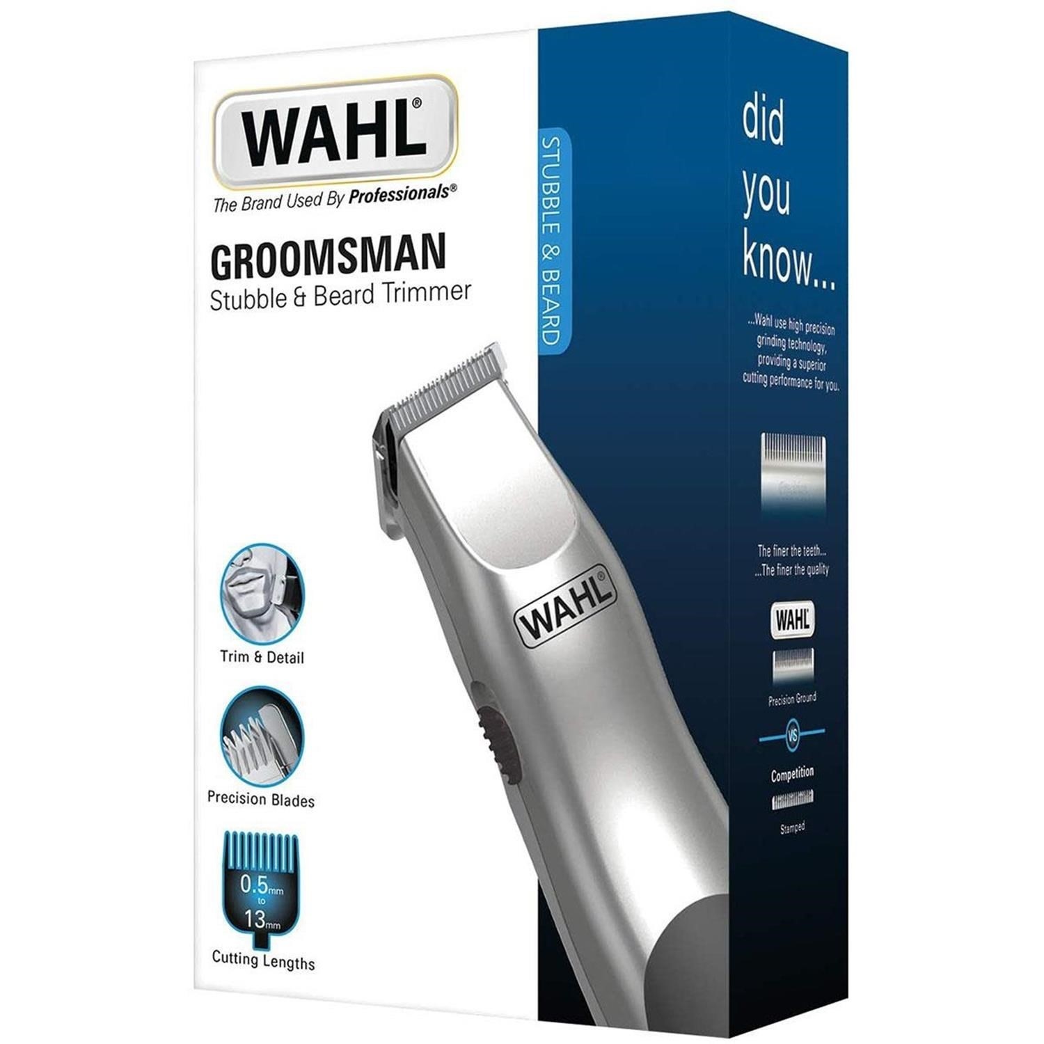 Wahl Cordless Groomsman Battery Hair Trimmer Grooming Set 0.5